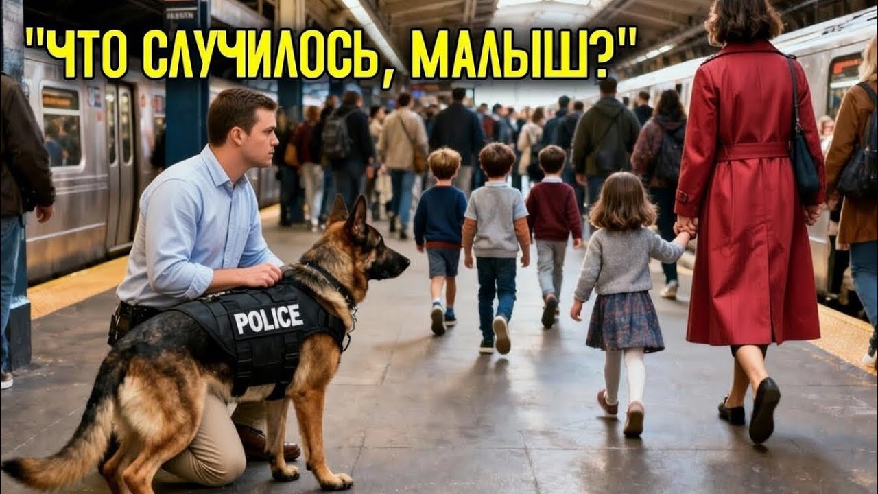 Девочка подала СЕКРЕТНЫЙ знак полицейской СОБАКЕ — то, что произошло ДАЛЬШЕ, поразило ВСЕХ