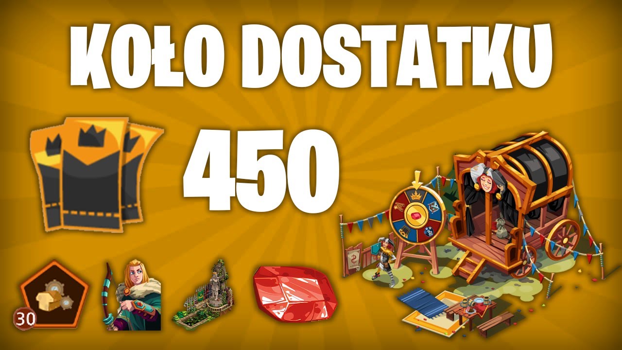 KOŁO DOSTATKU - 450 Losów. Obrót z komentarzem. Rubinów nie będzie. - Goodgame Empire
