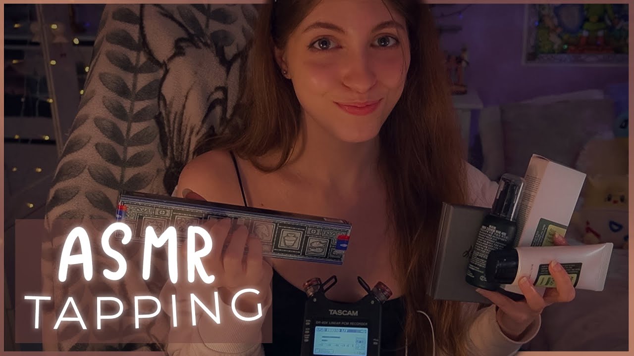 ASMR | Tapping & scratching en CAJITAS 📦 TASCAM