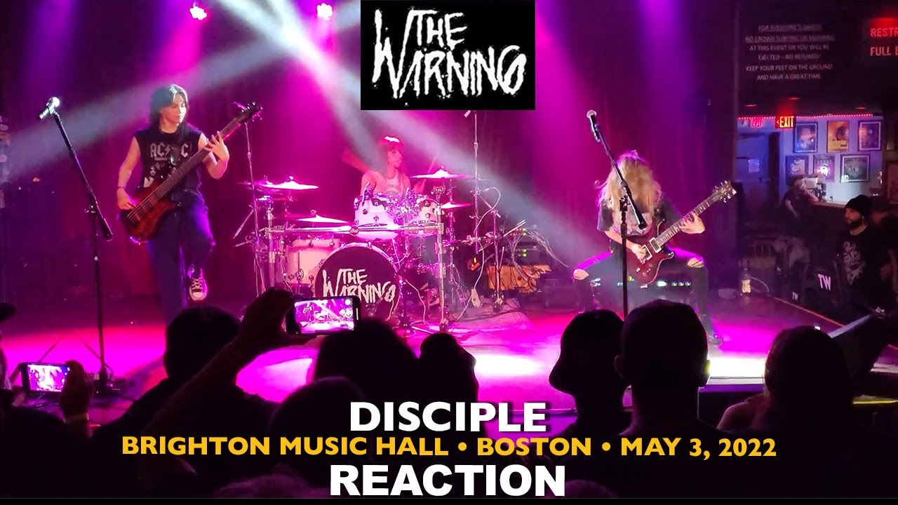 Musicians REACT to The Warning: Disciple (2022 Brighton Music Hall)