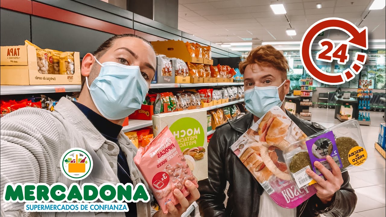 24H A COMER A COMIDA MAIS ESTRANHA DO MERCADONA 🛒