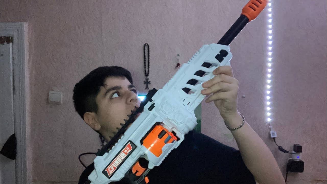 ОБЗОР НА ИГРУШЕЧНЫЙ АВТОМАТ—ПУЛЕМЕТ FUNGUN