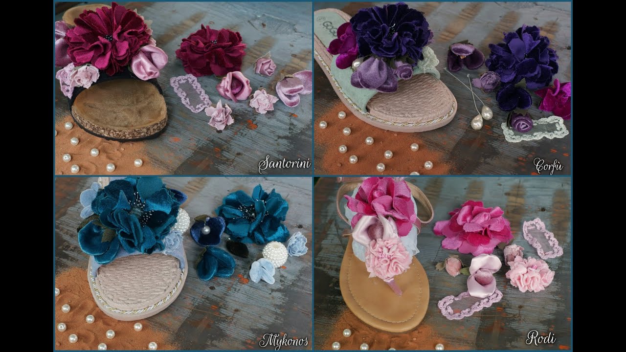 Tutorial Basta un fiore: decoriamo insieme i sandali con un nuovo  kit