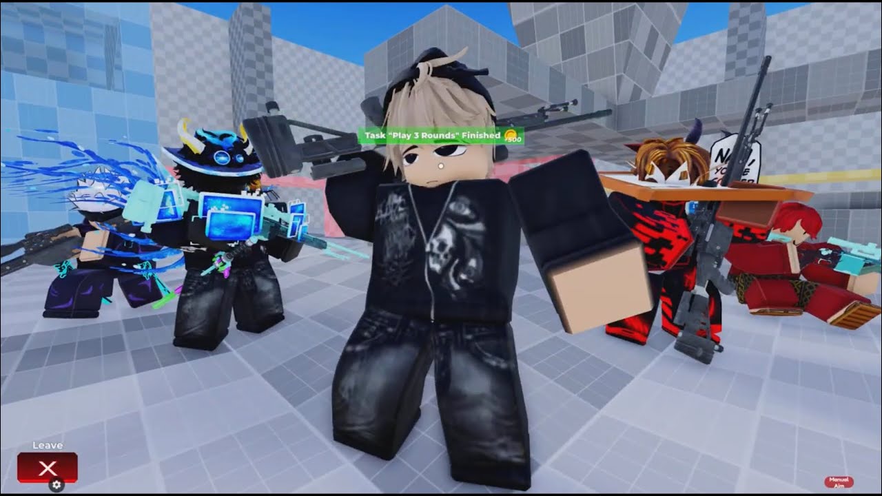 playing FPS sniper arena!