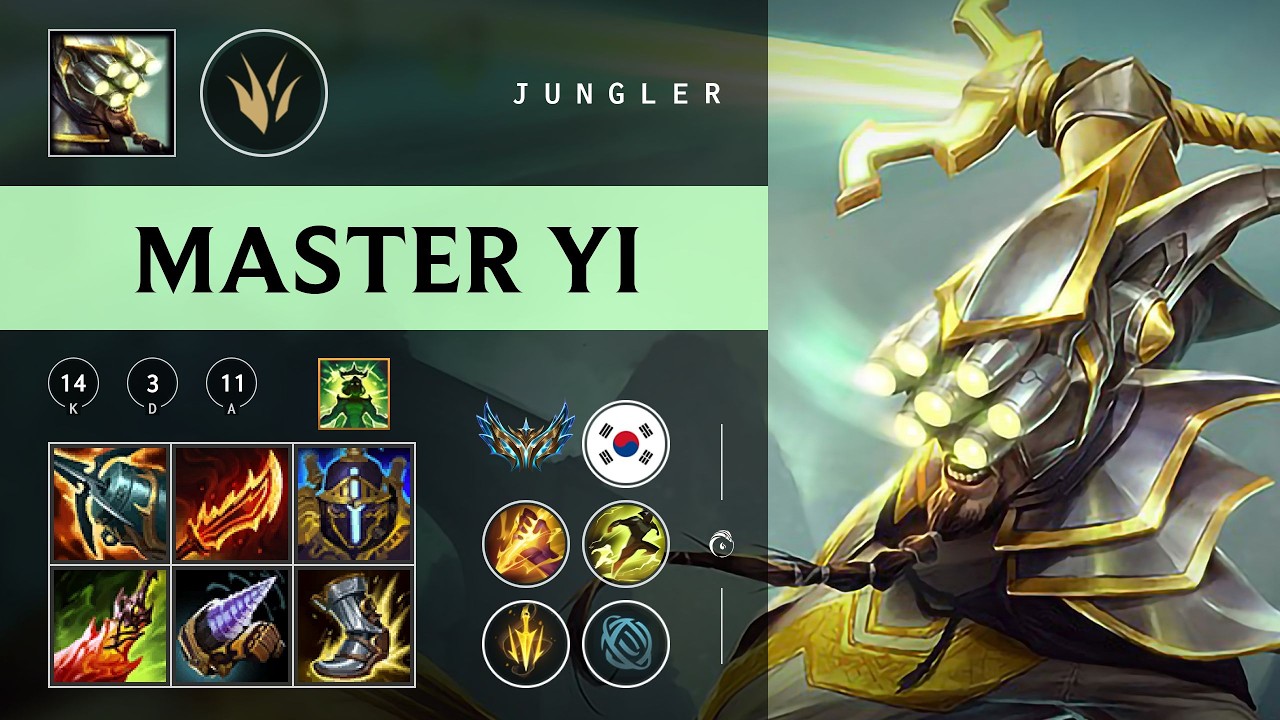 Master Yi Jungle vs Fizz - KR Challenger Patch 26.05