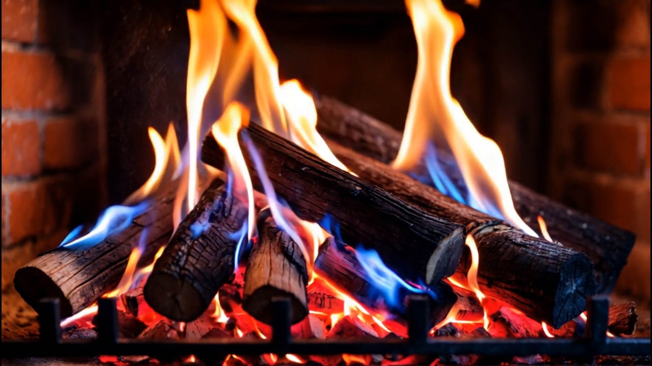 Unwind Tonight with a Color-changing Fireplace 🔥 Cozy Fire Ambience & Crackling Sounds