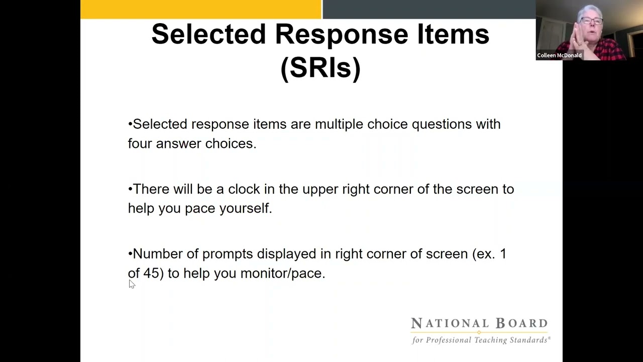 C1 Selected Response Items
