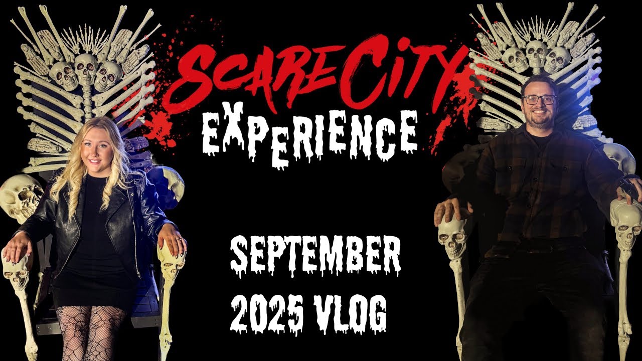 AD :  Scare City Experience 🎃 First Look Press Night! September 2025 Vlog