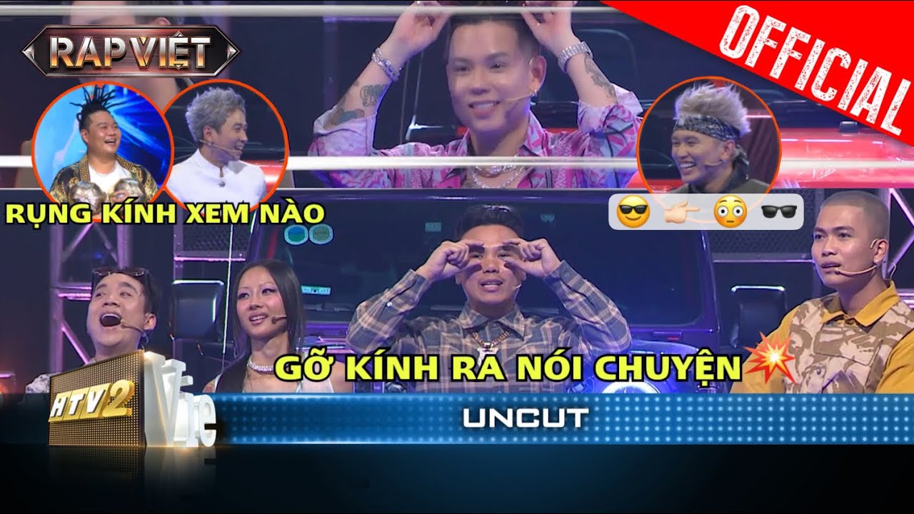 UNCUT: Thái VG sốc vì pha quay lưng của B Ray, JustaTee - BigDaddy dụ Andree gỡ kính | Rap Việt 2023