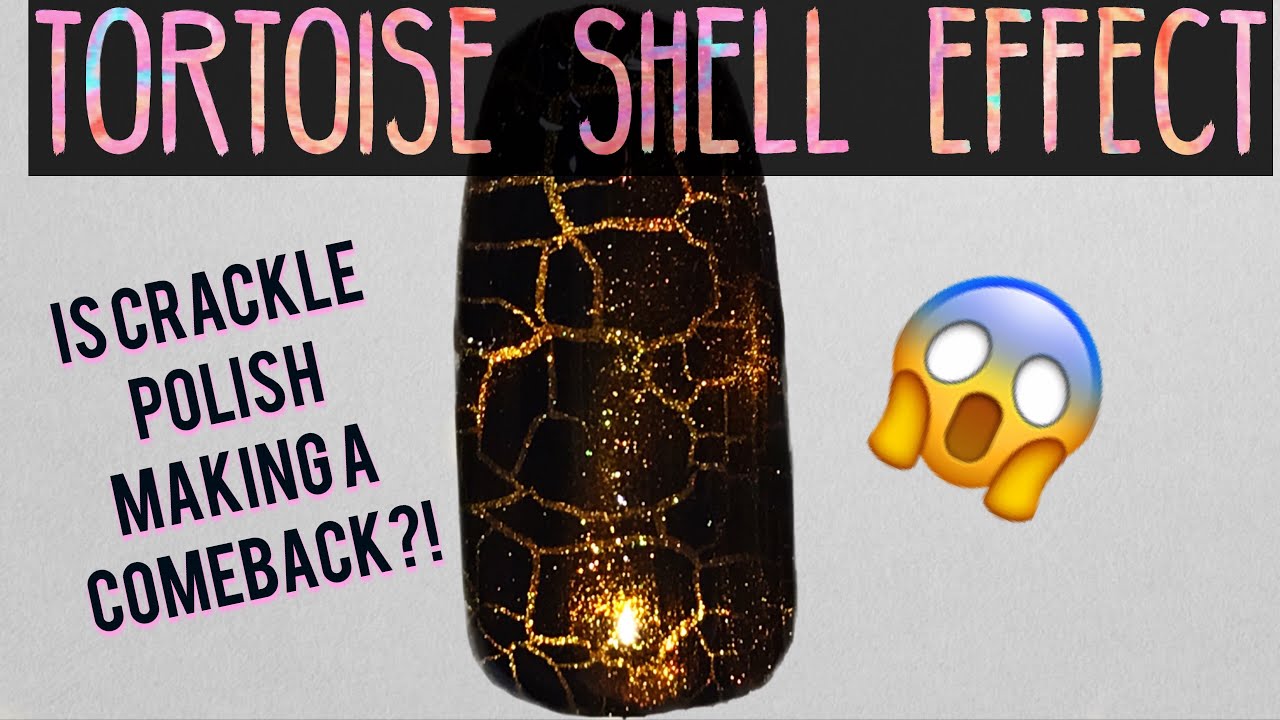 Is it 2007?! Crackle AND Magnetic Polishes (Gel) | Tortoise Shell Effect