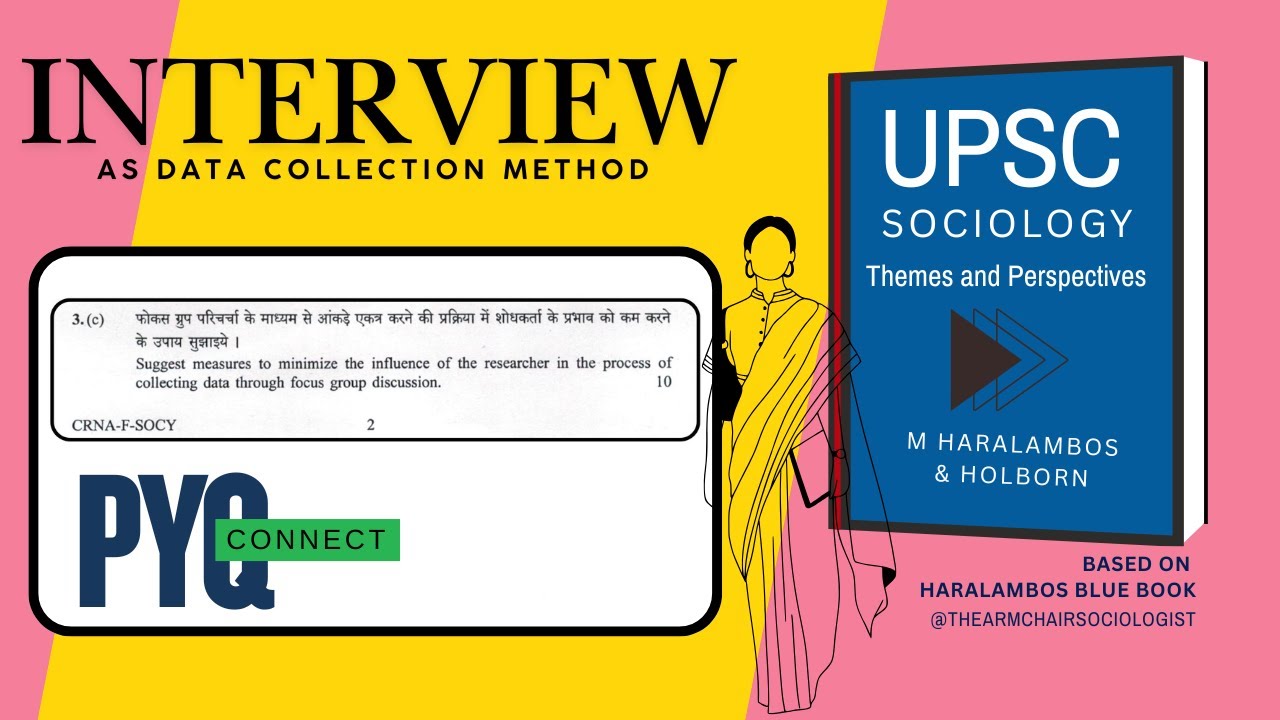 Lec16: Interviews as Data Collection Method | Haralambos & Holborn | UPSC Sociology Optional | PYQ22