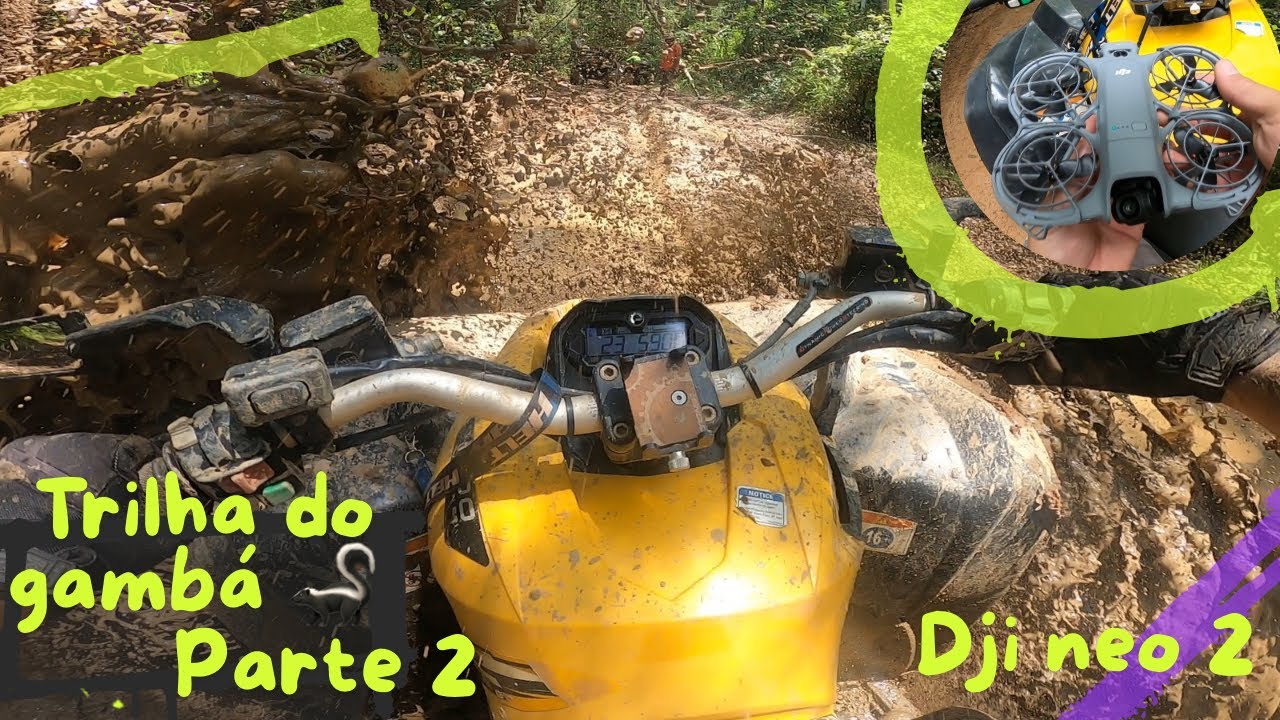 Acompanhando a trilha do alto | DJI Neo 2 em ação,parte 2