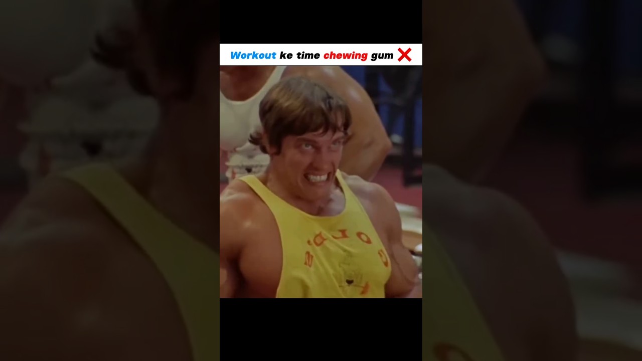 Wait for end 💀 chewing gum in gym☠️ 