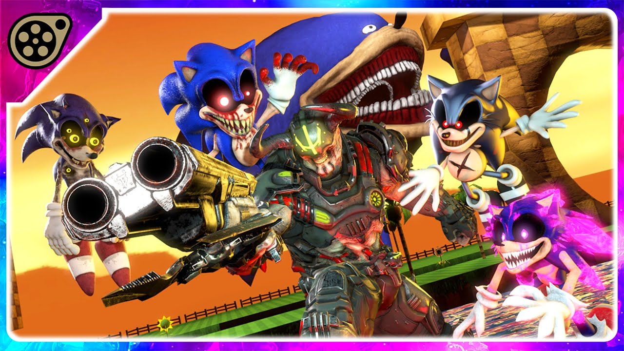Evil Slayer вторгается вселенную Sonic.exe