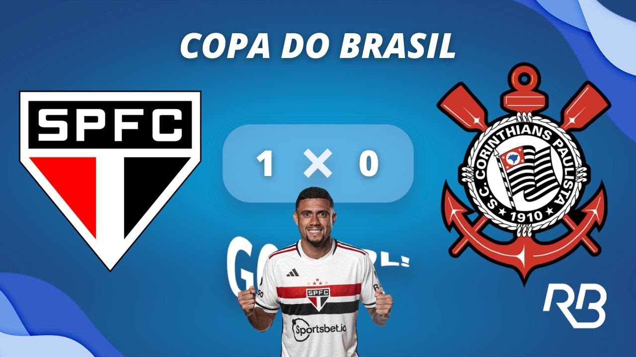 GOL DO S&Atilde;O PAULO! Gol de Wellington Rato!