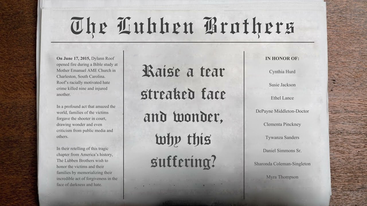 THE LUBBEN BROTHERS - The Charleston Massacre (Official Lyric Video)
