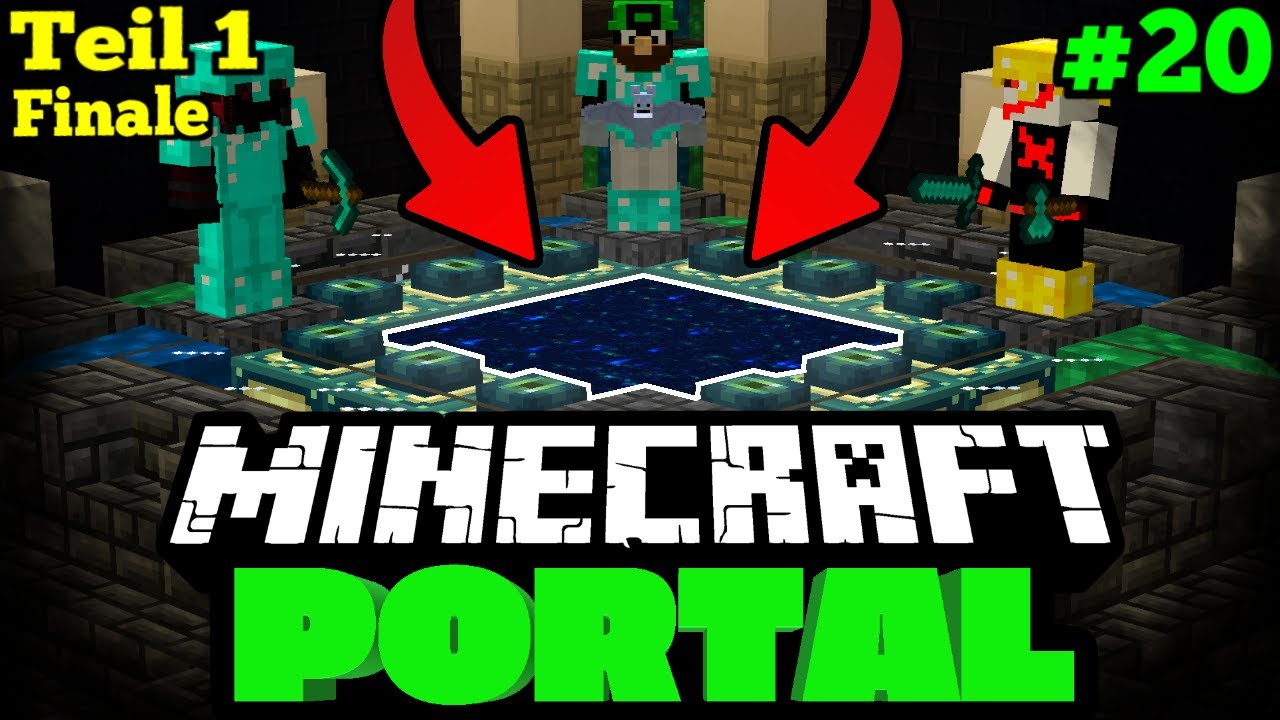 DAS GEHEIME PORTAL GEFUNDEN?!🌀🤫 - Minecraft Portal - #20 - Finale Teil 1