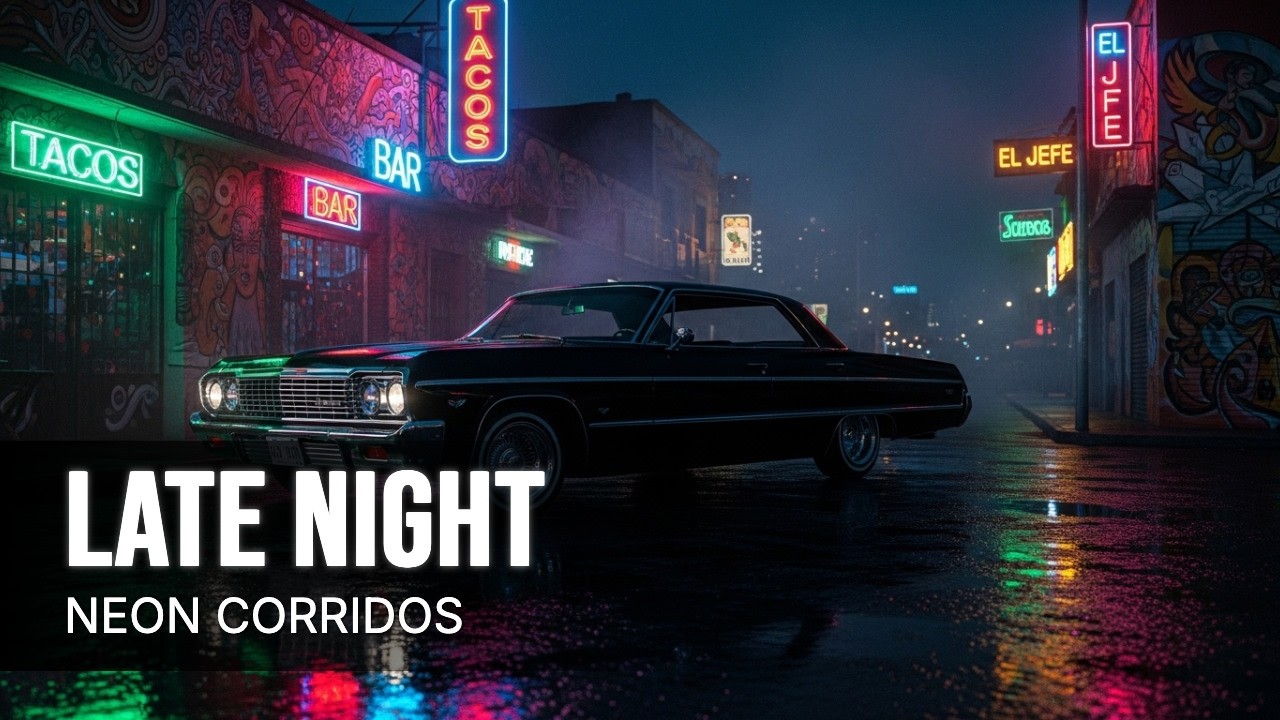 Corridos Tumbados Mix 2H | Neon Street + 808 Bass