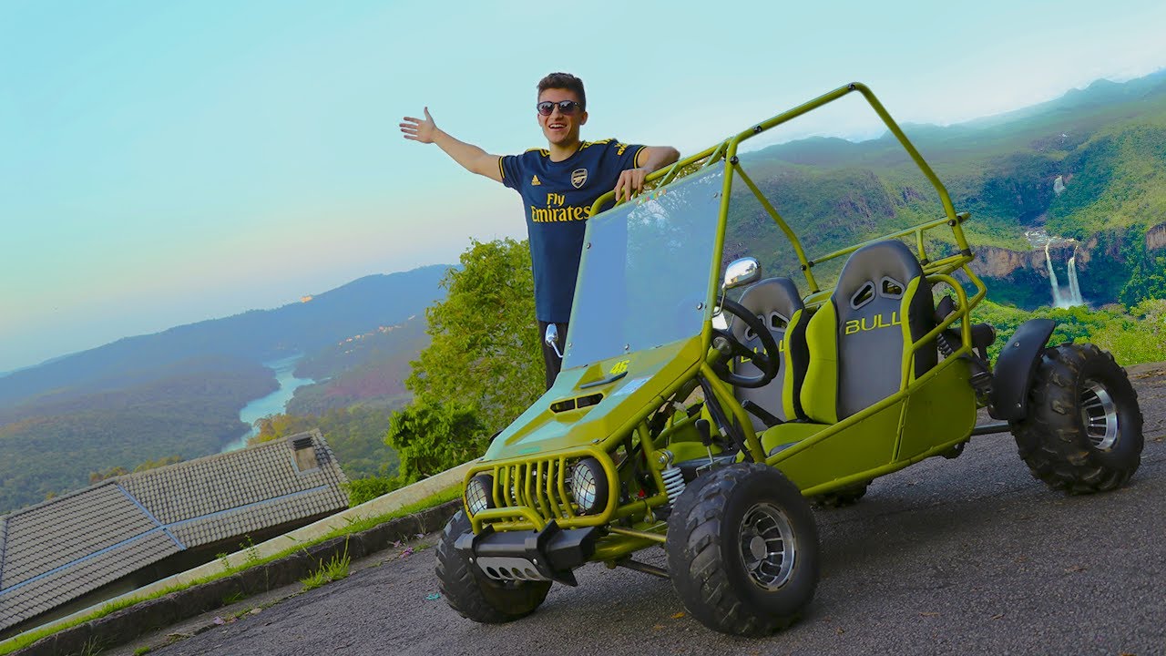 DIRIGI ATÉ O TOPO DA MONTANHA COM O BUGGY !!