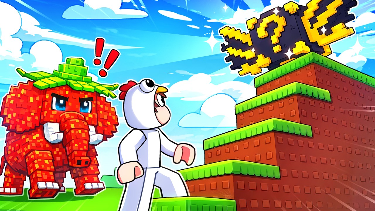 Sauter pour VOLER des LUCKY BLOCKS sur Roblox !