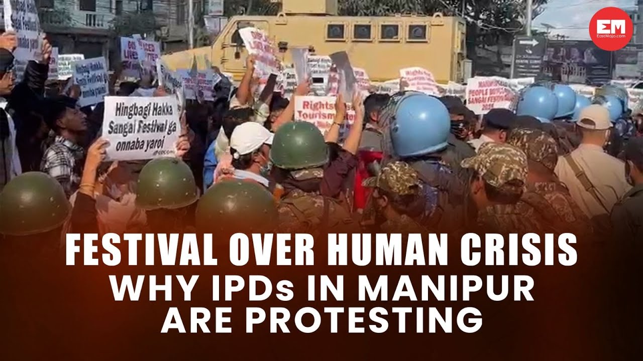 Manipur: Protesters against Sangai Festival clash with security personnel