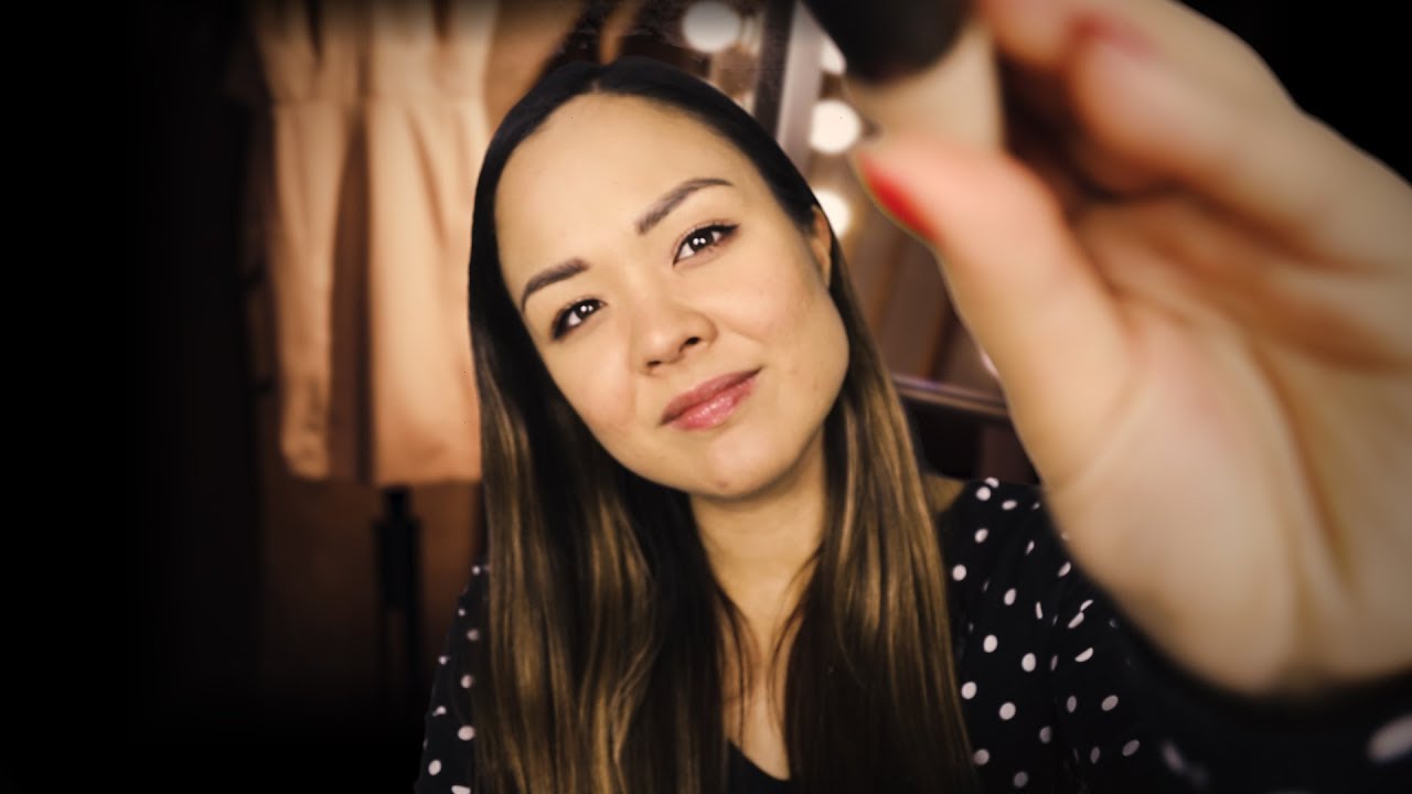 MEIKKI-ROLEPLAY 2 💄  ASMR Suomi • Inaudible • Mikin sivelyä