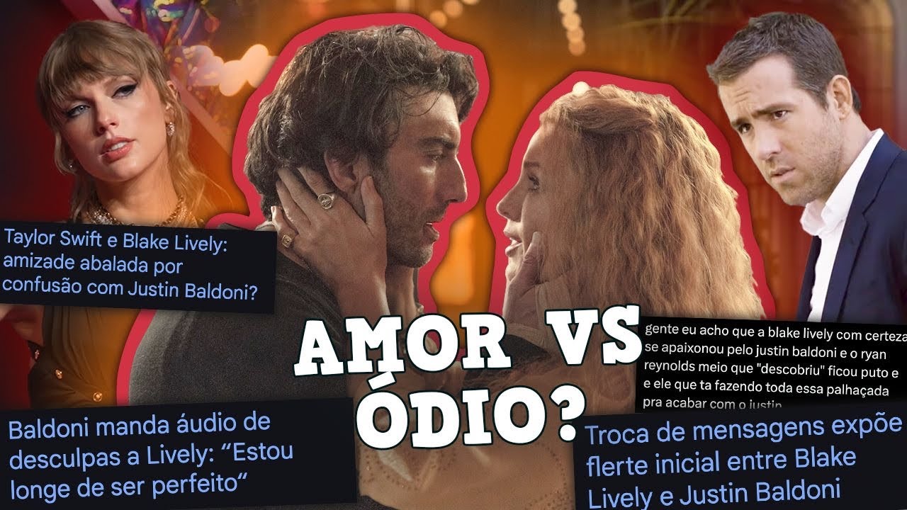 JUSTIN BALDONI SOLTA AUDIOS: TAYLOR SWIFT CORTOU BLAKE E RYAN DE VEZ?