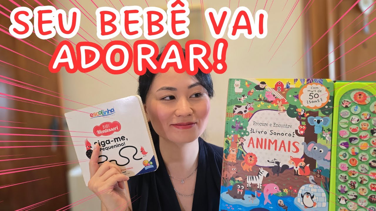 5 tipos de livros IMPERDÍVEIS para bebês