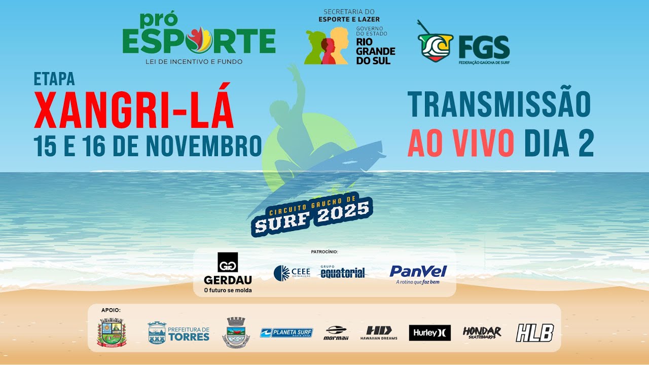 Circuito Gaúcho de Surf 2025 Master Etapa Xangri-lá - Dia 2