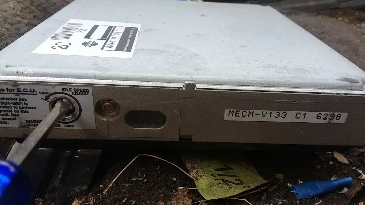 How to pull check engine light code 94 nissan d21 3.0 v6 ecu Diagnostics mode