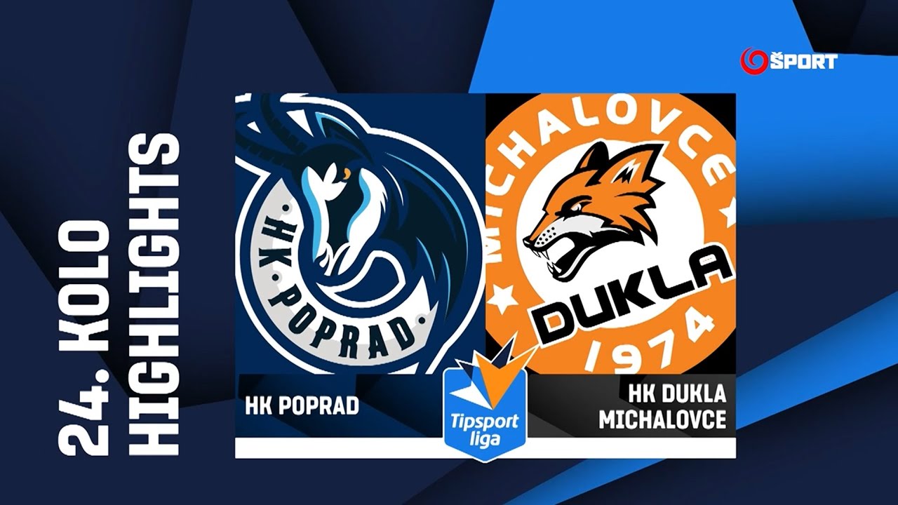 24. kolo: HK Poprad - HK Dukla Michalovce 4:5 pp (1:1, 2:0, 1:3, 0:1)