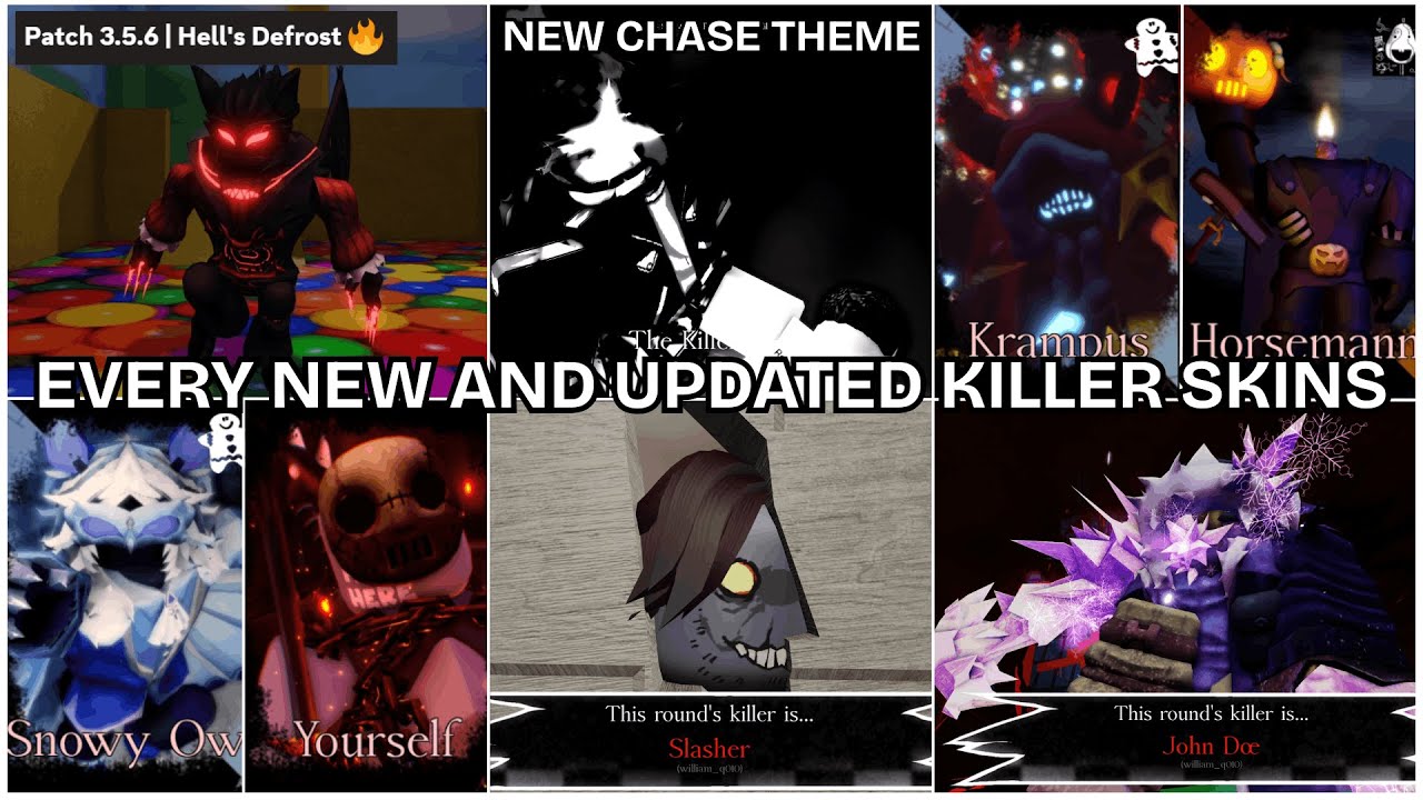 WINNING WITH EVERY NEW AND UPDATED KILLER SKIN | Roblox Forsaken