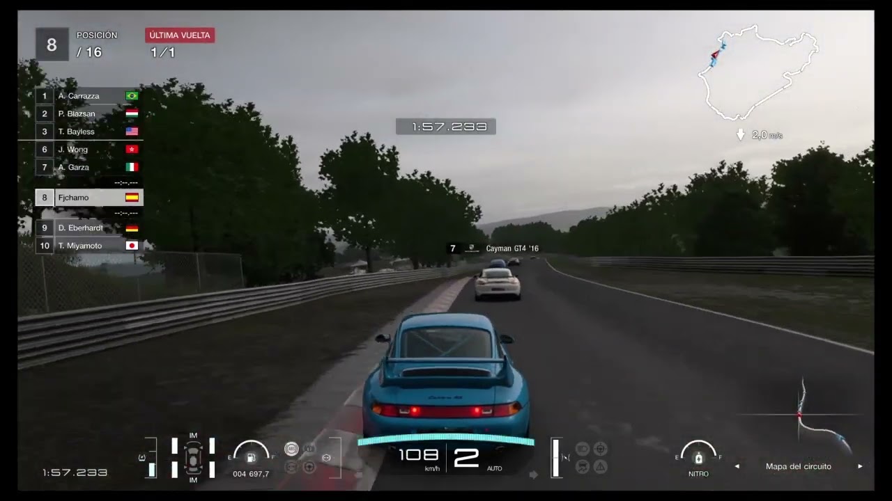 Volante JINSHU GTR - Prueba y configuración en Gran Turismo 7