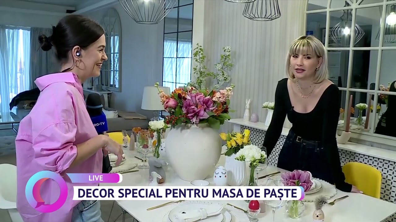 Decor special pentru masa de Paște