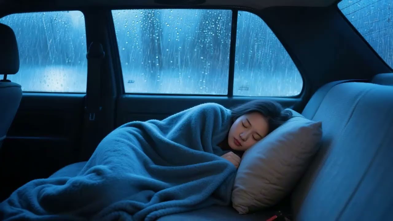Gentle Night Rain 🌿 Anxiety Relief and Deep Mental Clarity Relaxation