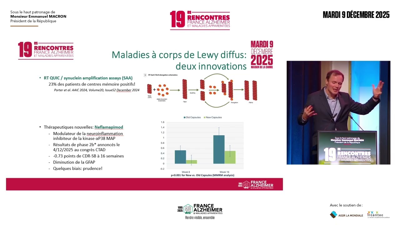 10h00 - Les maladies apparentées à Alzheimer