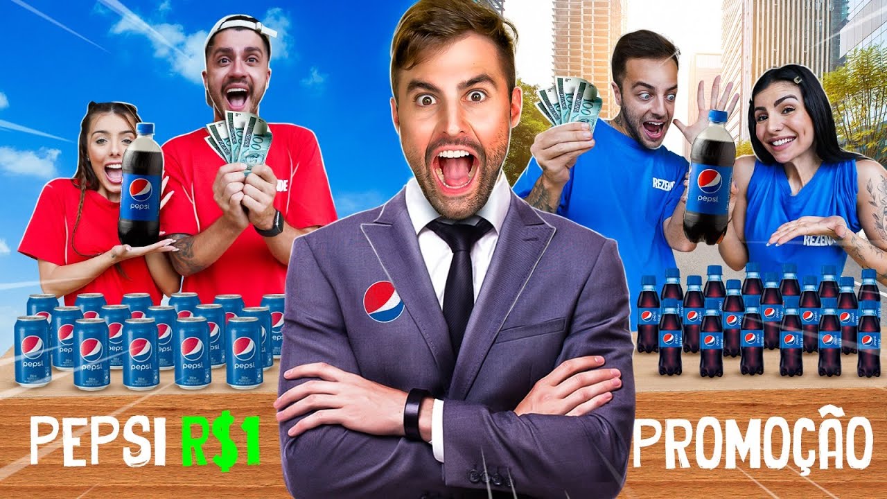 QUAL CASAL FAZ MAIS DINHEIRO VENDENDO PEPSI?