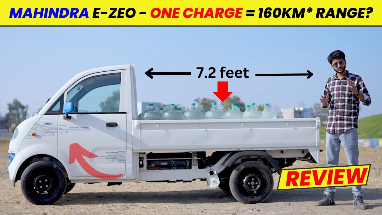2025 New Mahindra ZEO EV Pickup Review - Electric Pickup | Price | Range | EMI-  Finance | Review