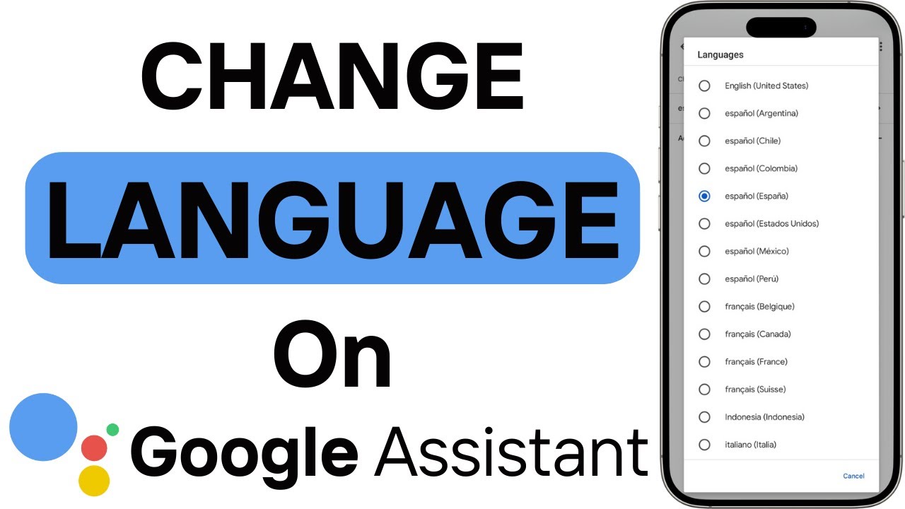 How To Change Language On Google Assistant!