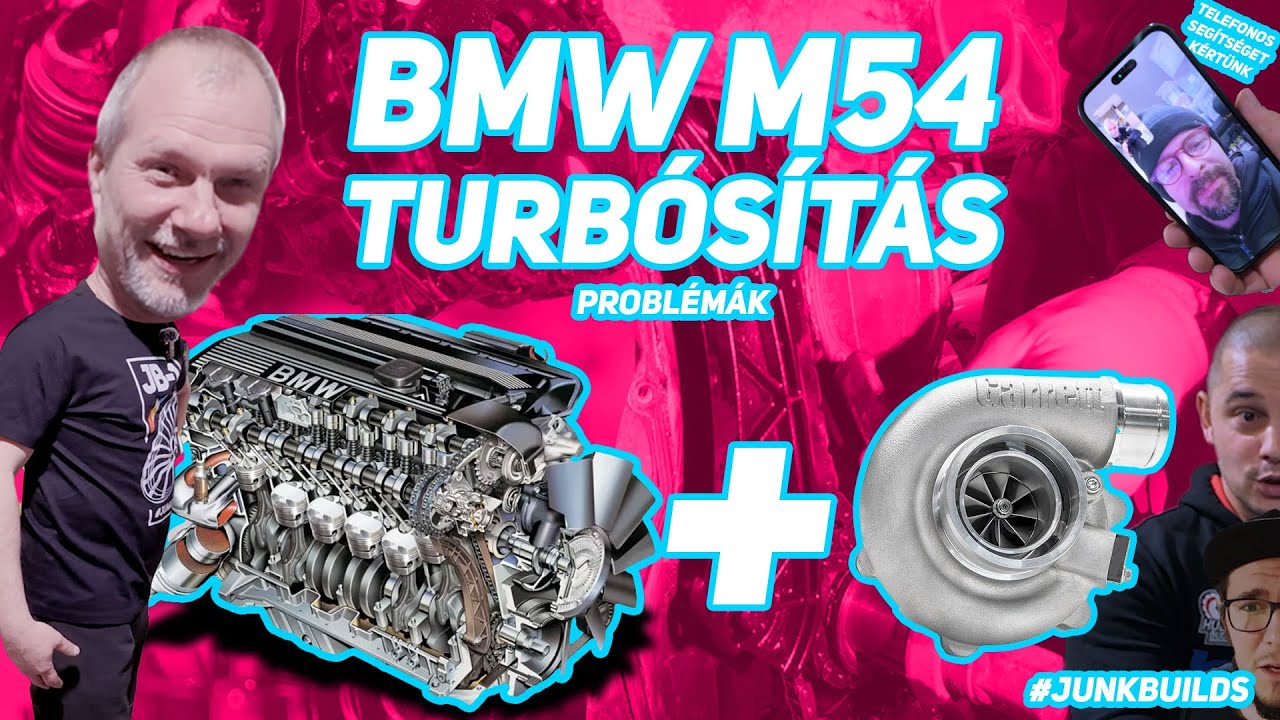 Problémák adódtak... BMW M54 Turbósítás | #junkbuilds #bmwe46 #turbo
