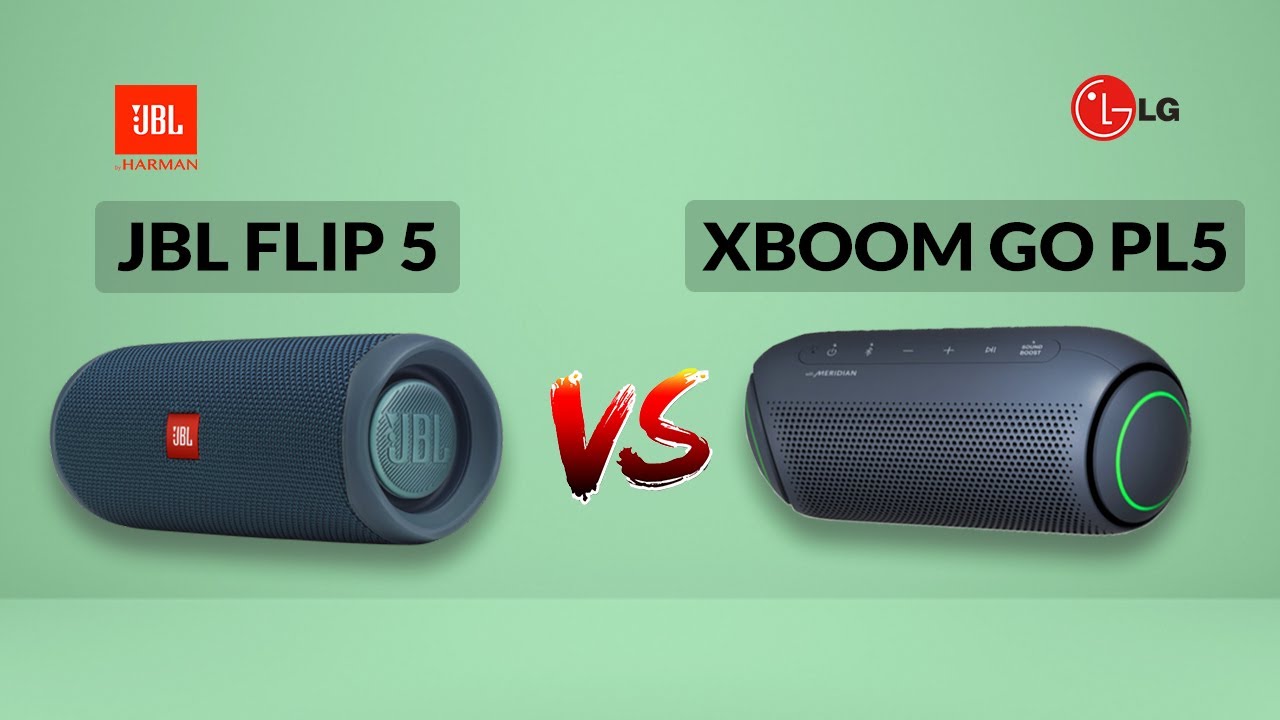 JBL Flip 5 vs LG XBOOM Go PL5 Comparison