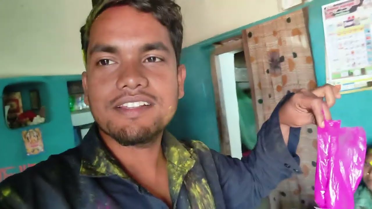 Our Family Holi 😍 Happy Holi To All #family #holi #vlog 