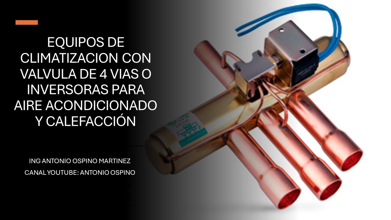 EQUIPOS DE CLIMATIZACION CON VALVULAS DE CUATRO VIAS QUE OPERAN COMO BOMBAS DE CALOR