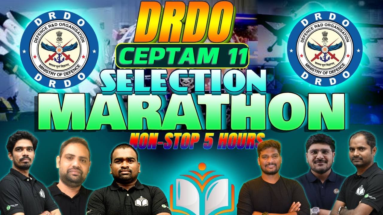 DRDO CEPTAM-11 2025-26 5-Hour Live Selection Marathon | Crack CBT-1 2026 | by GNANA ACADEMY