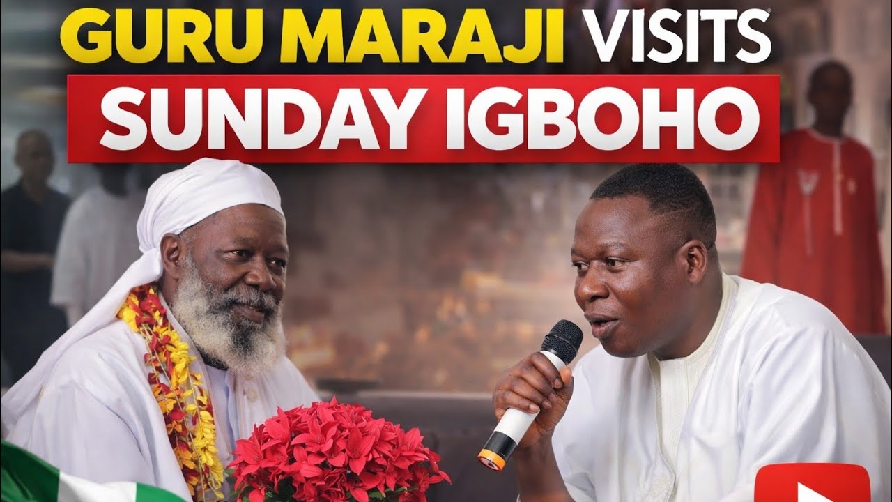 Guru Maraji Visits Sunday Igboho in Ibadan 