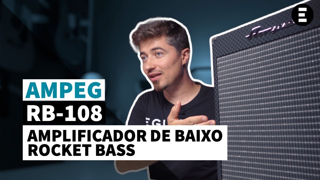 Novo Amplificador de Baixo - Ampeg Rocket Bass RB-108 - review e análise | EGITANA.pt
