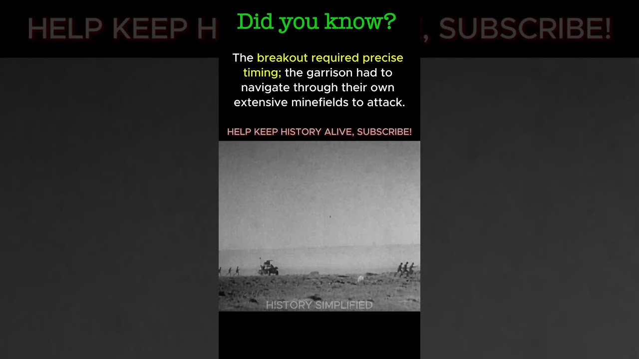Rommel Was Running Out of Fuel as Tobruk's Garrison Finally Broke Out || WW2 