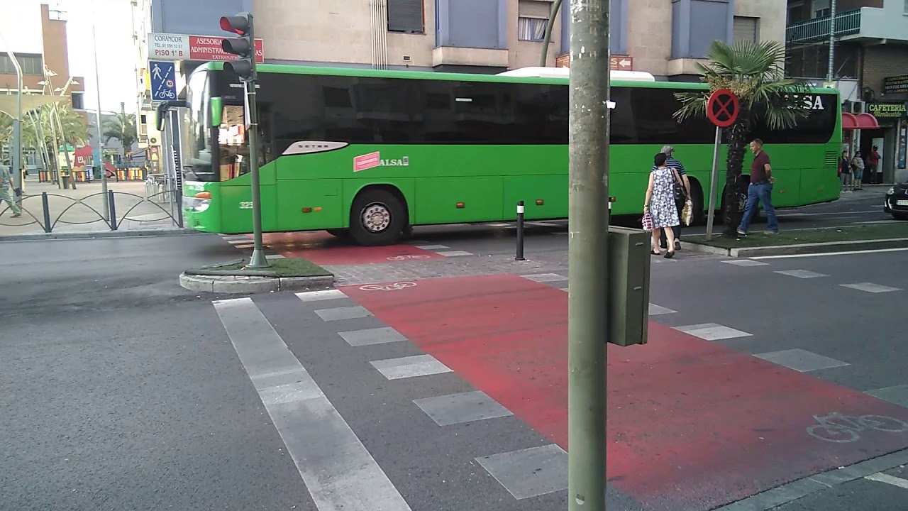 Alsa autobuses en Torrejón Septiembre 2018