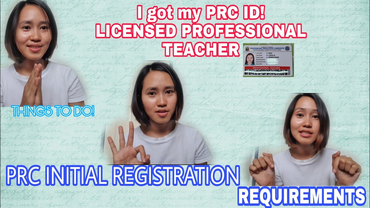 INITIAL REGISTRATION IN PRC! HOW TO PROCESS YOUR PRC ID? Here's some informations