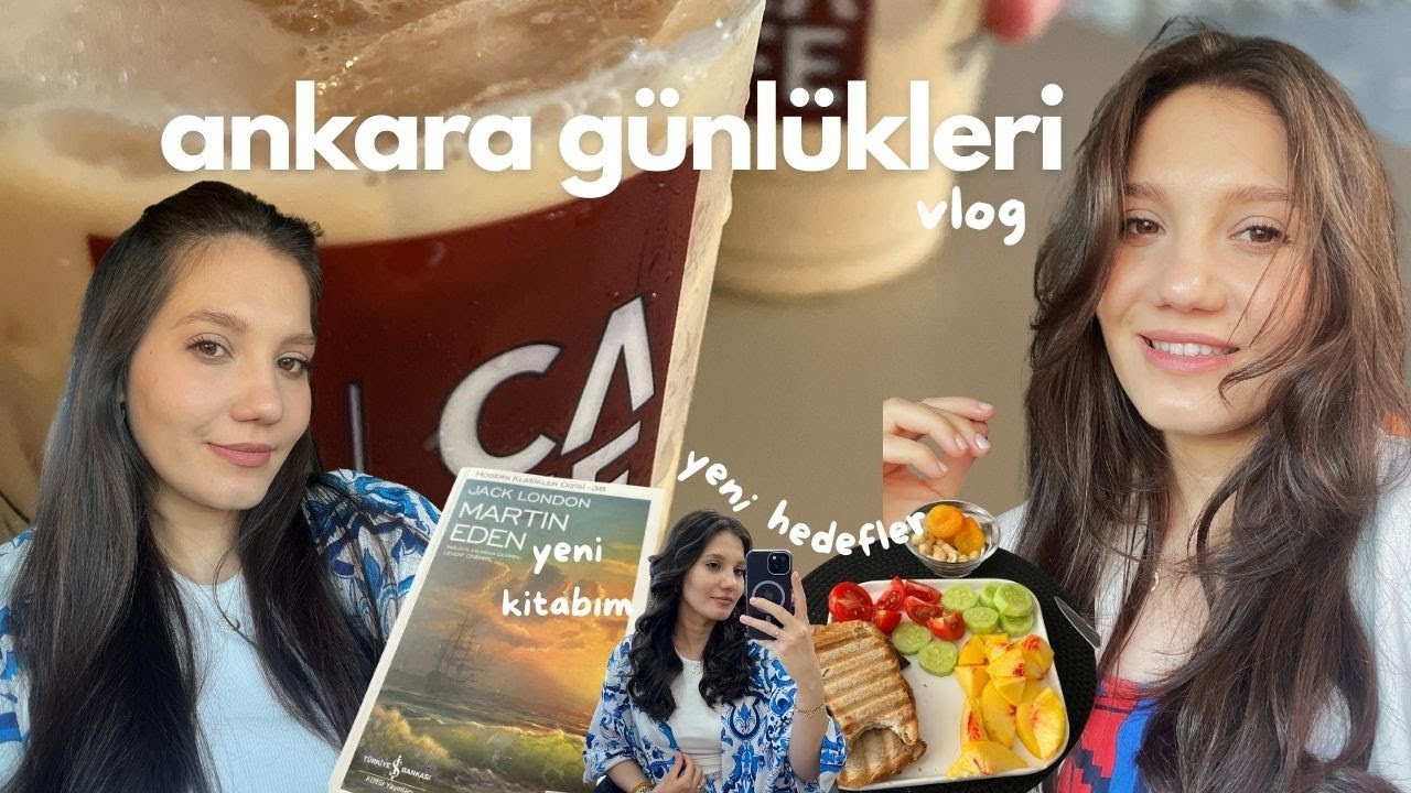 ANKARA GÜNLÜKLERİ #29 | Saçıma Doğal Dalga! 💁‍♀️ Düğün, Kitap&Kahve Date ve Yeni Hedeflerim ☕